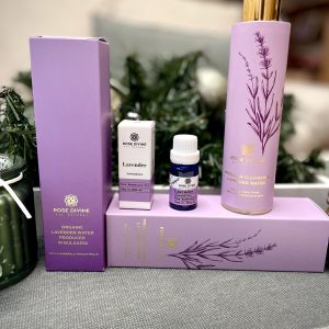 lavender christmas box